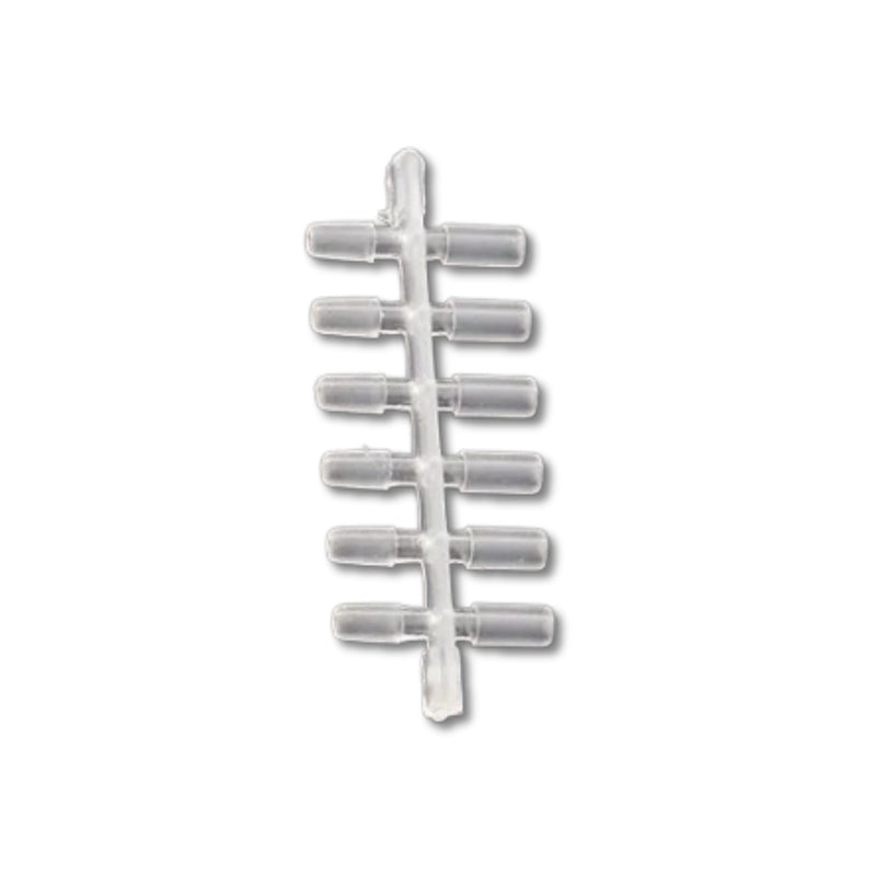 Conector de 6 vias para união de mangueiras de bulk ink