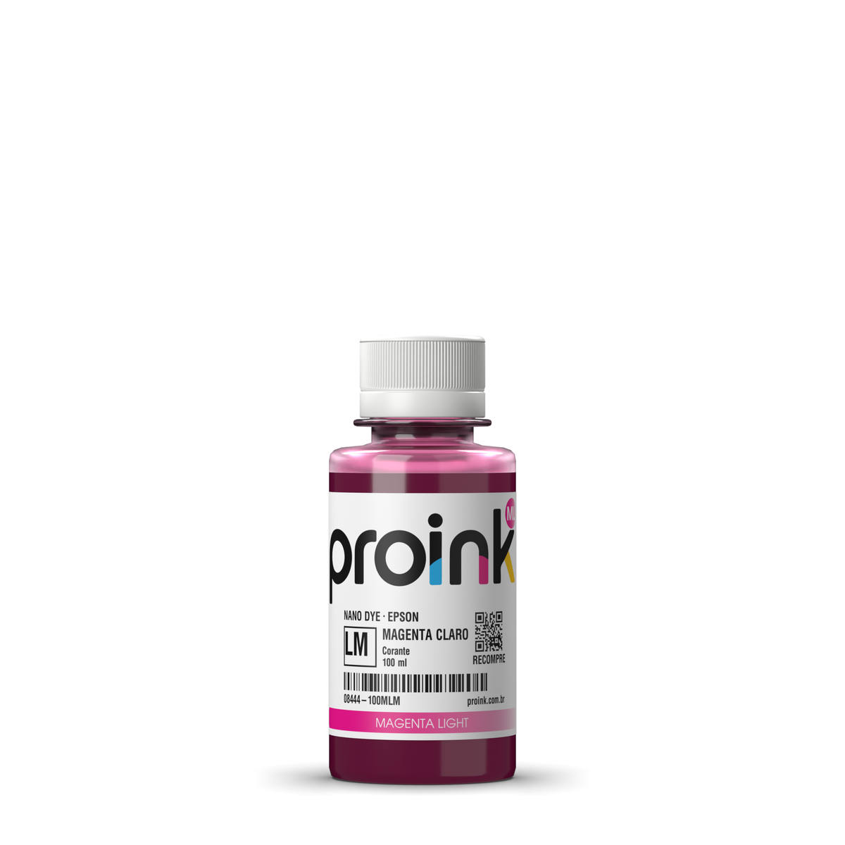 Tinta Epson corante NANO DYE Proink magenta claro, frasco de 100 ml (08444-100MLM)