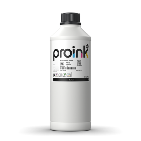 Tinta Canon pigmentada NANO PIGMENT Proink preta, garrafa de 1 kg (CPIG-01LB)
