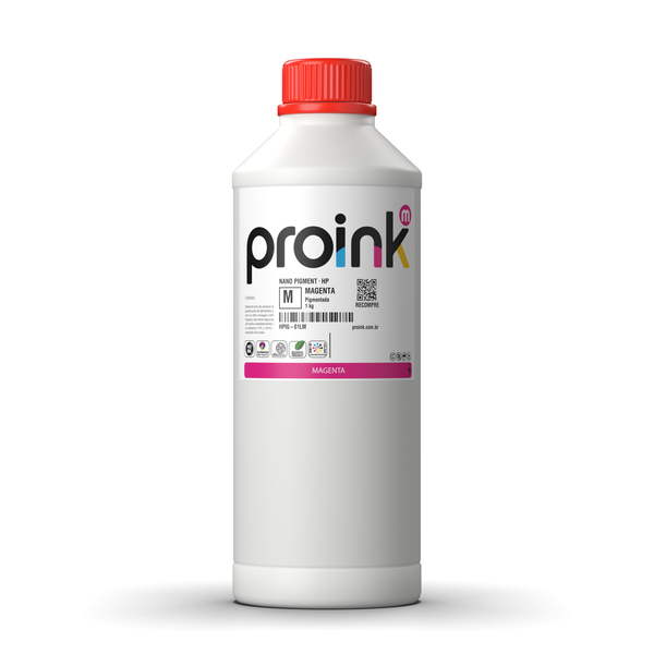 Tinta HP pigmentada NANO PIGMENT Proink magenta, garrafa de 1 kg (HPIG-01LM)