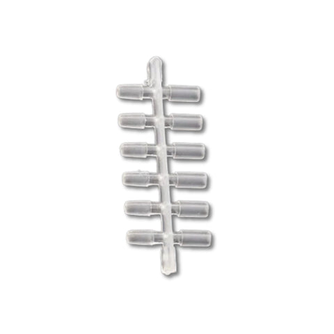 Conector de 6 vias para união de mangueiras de bulk ink