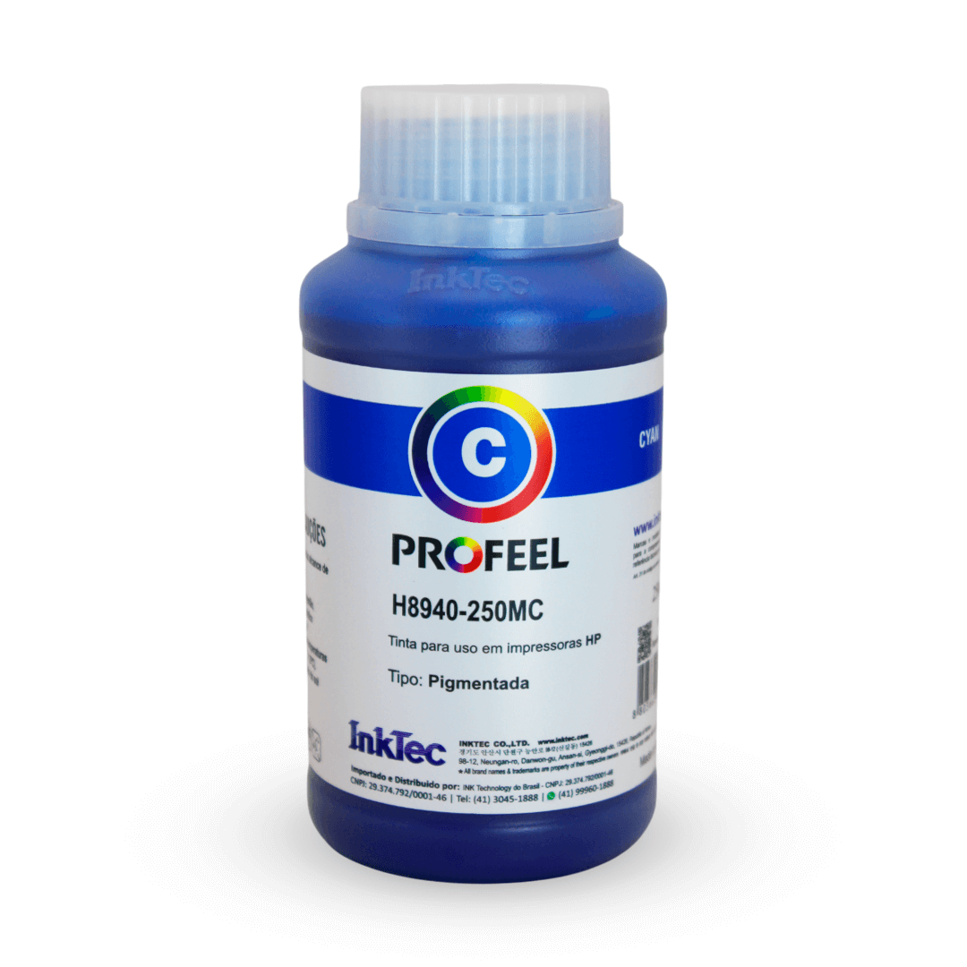Tinta Pigmentada InkTec Profeel H8940 Ciano 250 ml