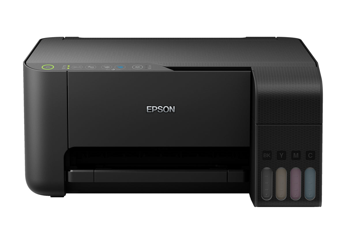 Epson L3150 com os tanques de tinta na lateral