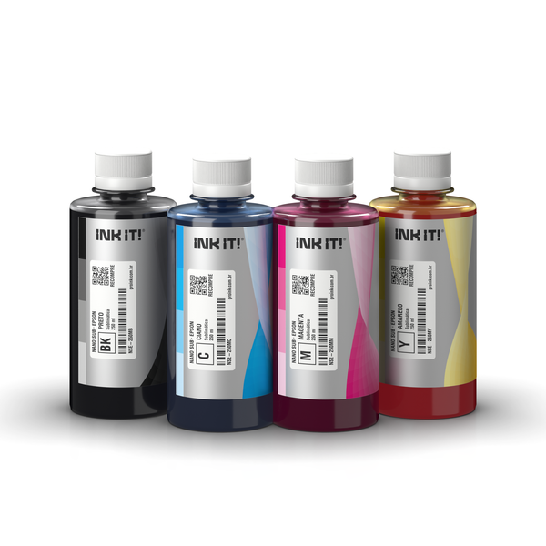 Kit Tinta Epson Sublimática Nano Sub INK IT! 4 cores (CMYK) 250 ml