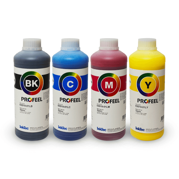 Kit Tinta Pigmentada InkTec Profeel E0019, 4 cores de 1 litro