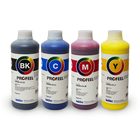 Kit Tinta Pigmentada InkTec Profeel H8940, 4 cores de 1 litro