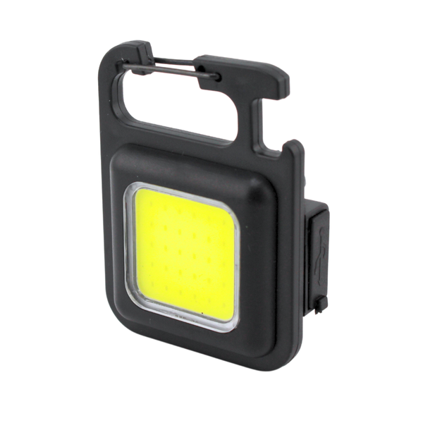 Mini lanterna LED chaveiro recarregável com ímã