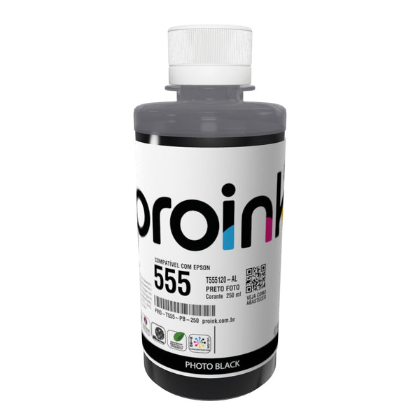 Garrafa de tinta Proink preto foto de 250 ml em 3D