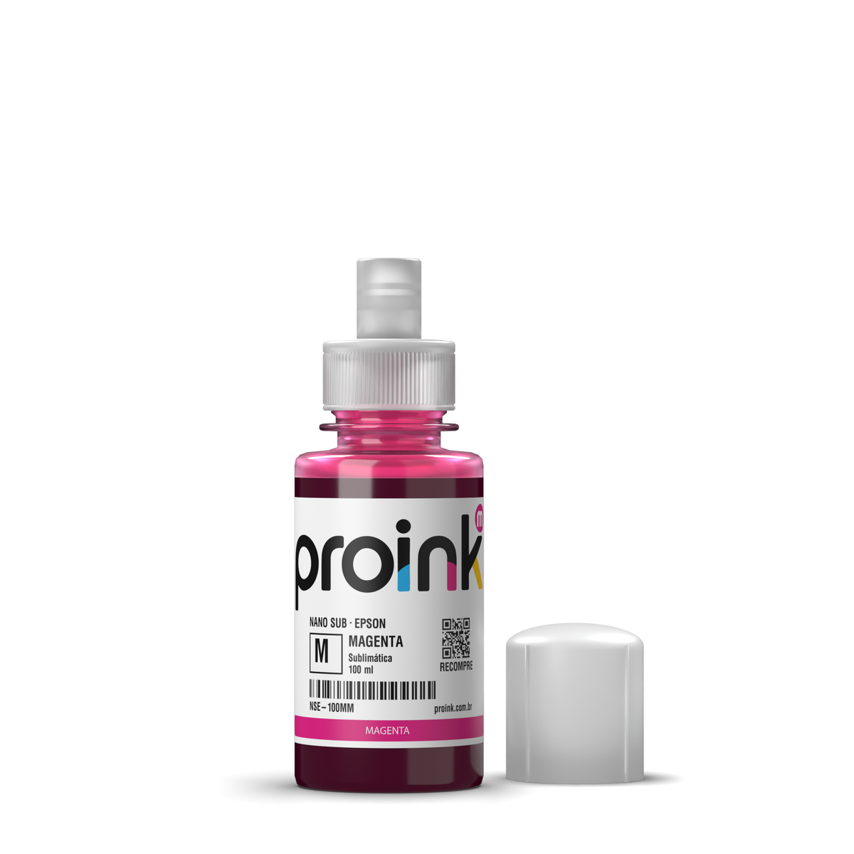 Tinta sublimática Nano Sub magenta 100 ml com bico EcoFit (NSE-100MM)