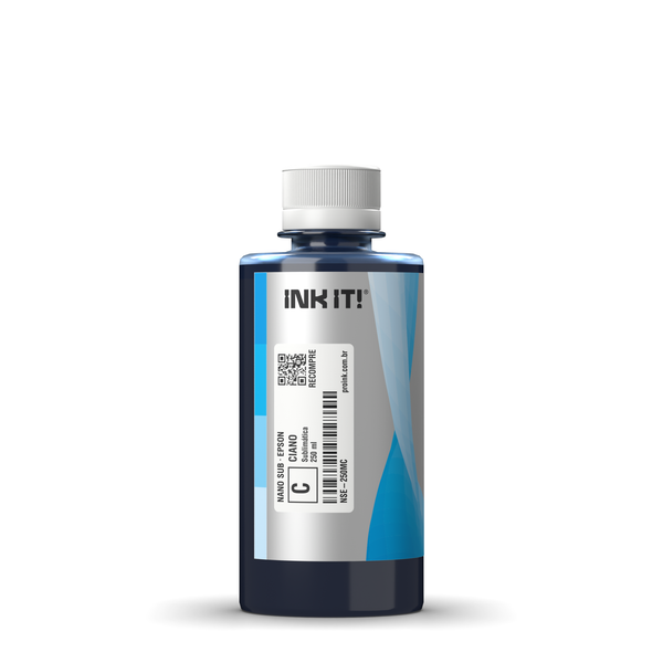 Tinta Epson Sublimática Nano Sub INK IT! Ciano 250 ml