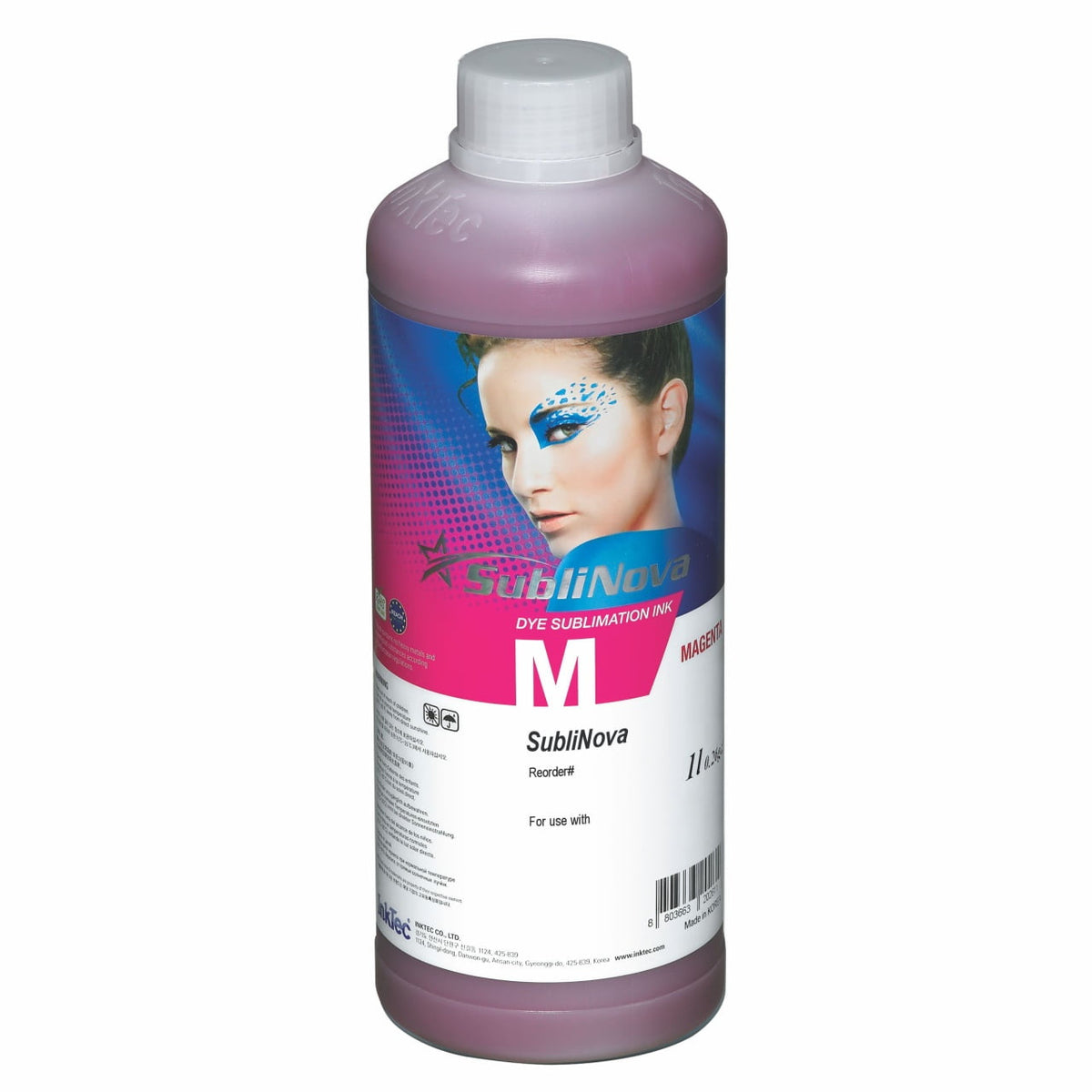 Tinta Sublimática InkTec SubliNova Smart Magenta 1 litro