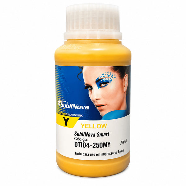 Tinta Sublimática InkTec SubliNova Smart Amarelo 250 ml