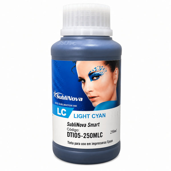 Tinta Sublimática InkTec SubliNova Smart Ciano claro 250 ml