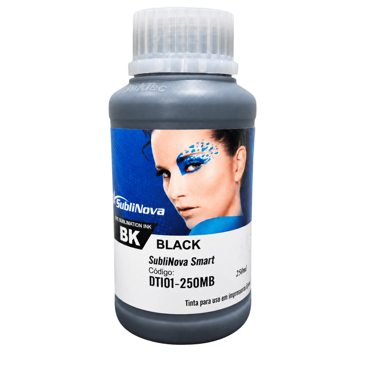 Tinta Sublimática InkTec SubliNova Smart Preto 250 ml
