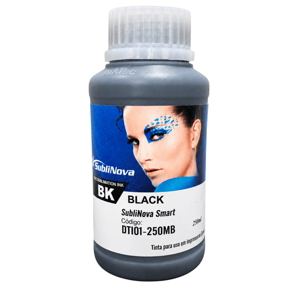Tinta Sublimática InkTec SubliNova Smart Preto 250 ml