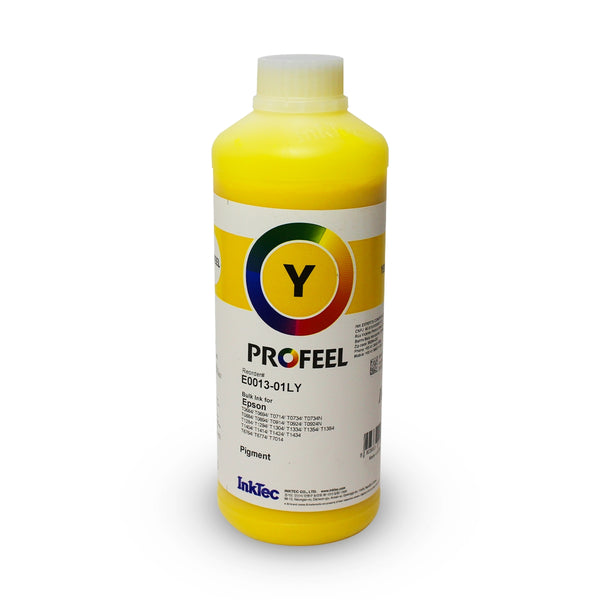 Tinta Pigmentada InkTec Profeel E0013 Amarelo 1 litro