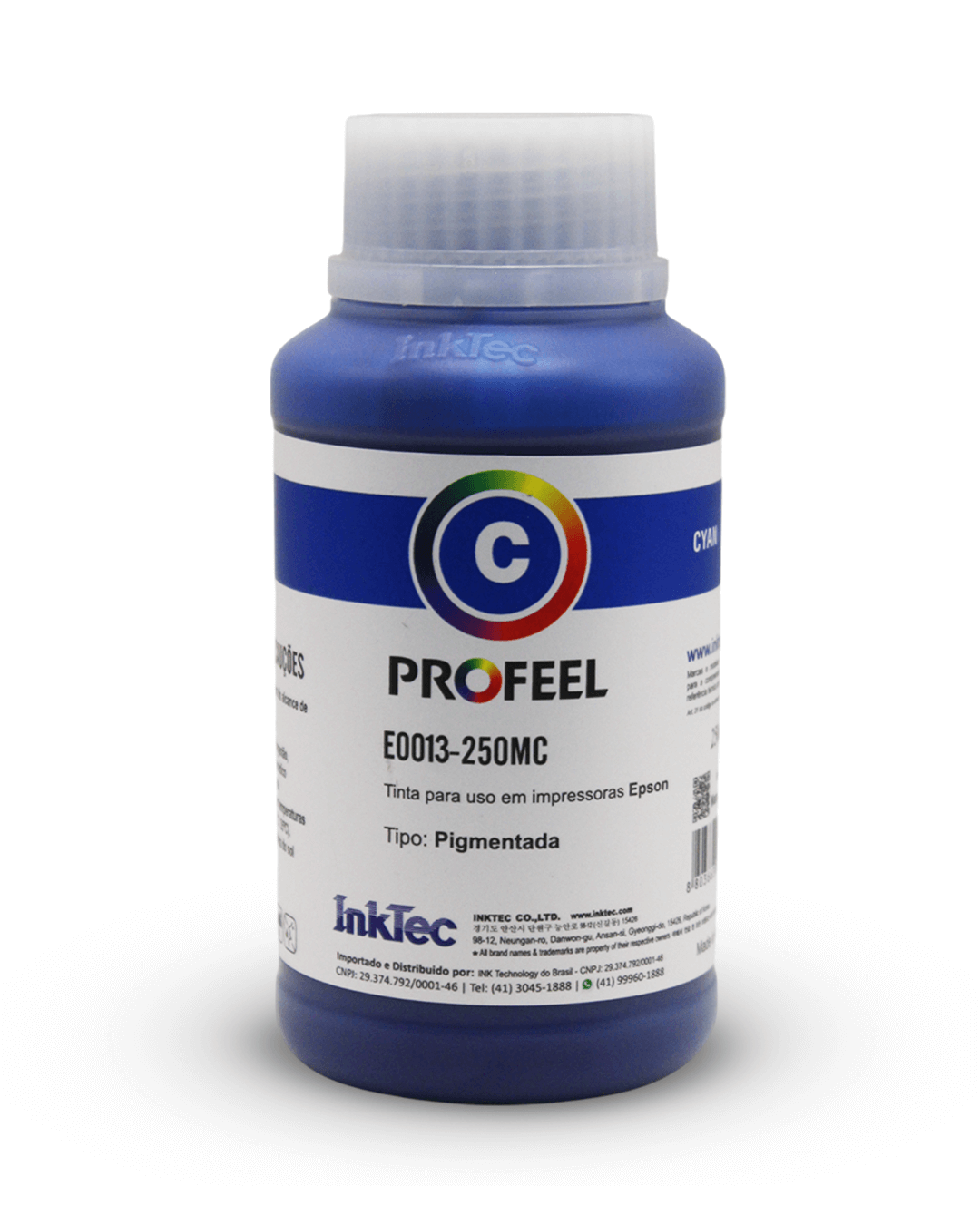 Tinta Pigmentada InkTec Profeel E0013 Ciano 250 ml