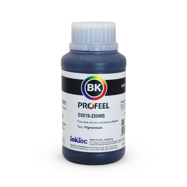 Tinta Pigmentada InkTec Profeel E0019 Preto 250 ml