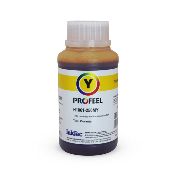Tinta Corante InkTec Profeel H1061 Amarelo 250 ml