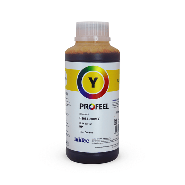 Tinta Corante InkTec Profeel H1061 Amarelo 500 ml