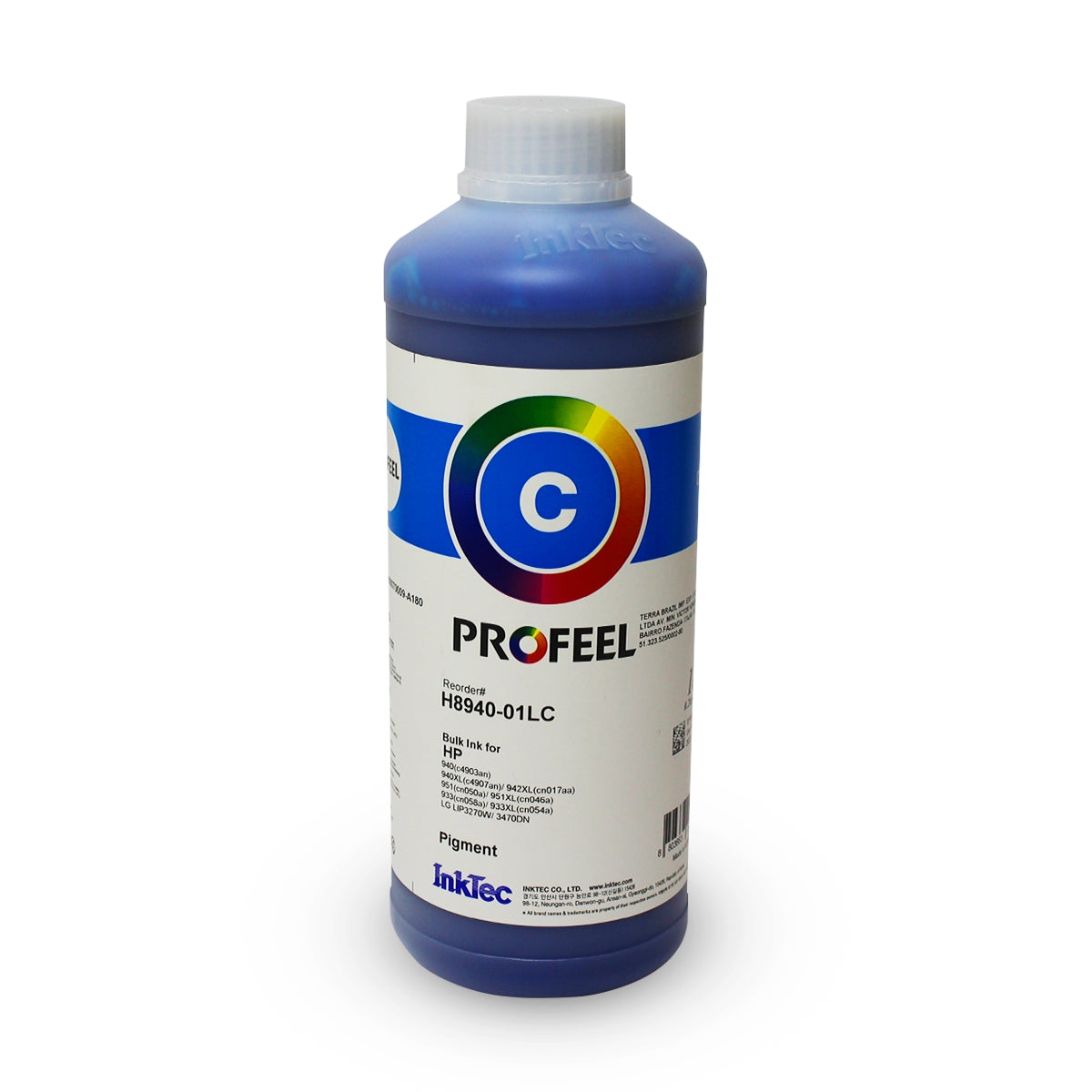 Tinta Pigmentada InkTec Profeel H8940 Ciano 1 litro