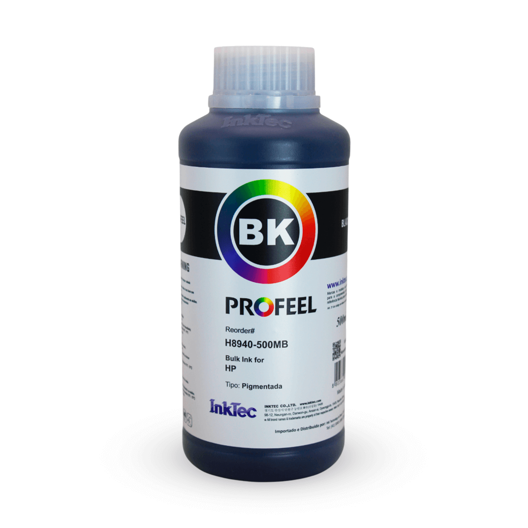 Tinta Pigmentada InkTec Profeel H8940 Preto 500 ml
