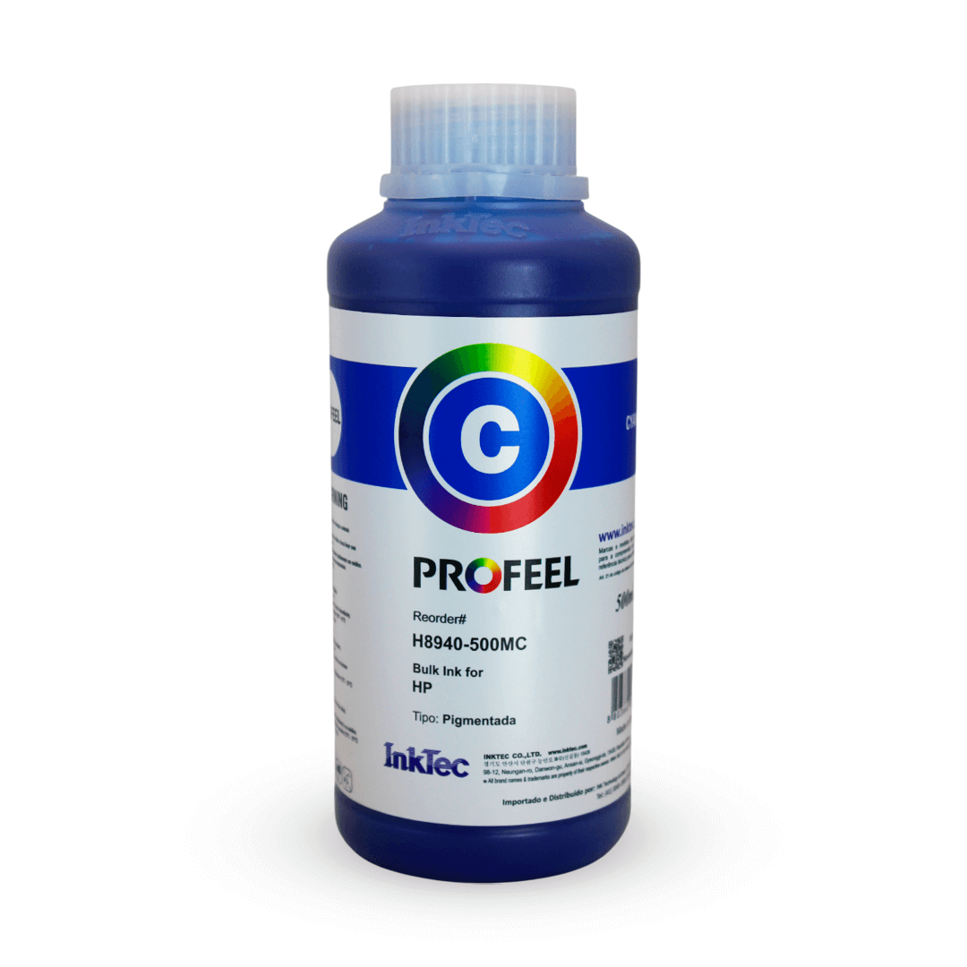 Tinta Pigmentada InkTec Profeel H8940 Ciano 500 ml