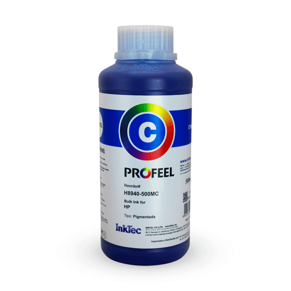 Tinta Pigmentada InkTec Profeel H8940 Ciano 500 ml