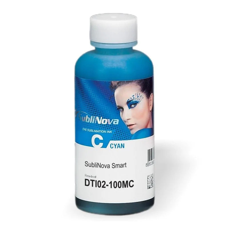 Tinta Sublimática InkTec SubliNova Smart Ciano 100 ml