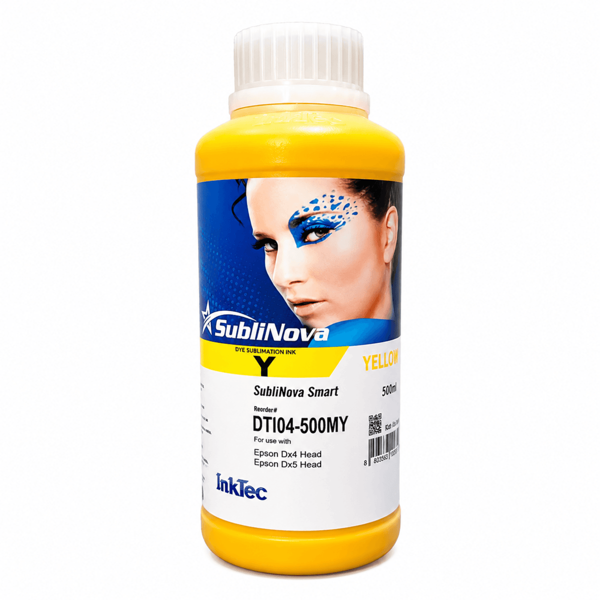 Tinta Sublimática InkTec SubliNova Smart Amarelo 500 ml
