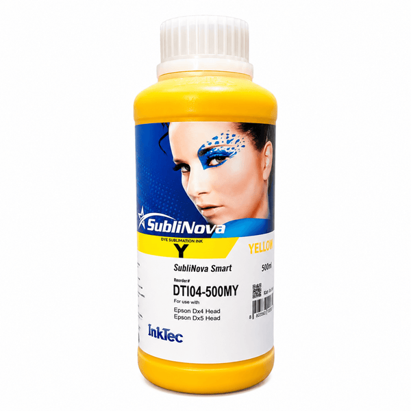 Tinta Sublimática InkTec SubliNova Smart Amarelo 500 ml